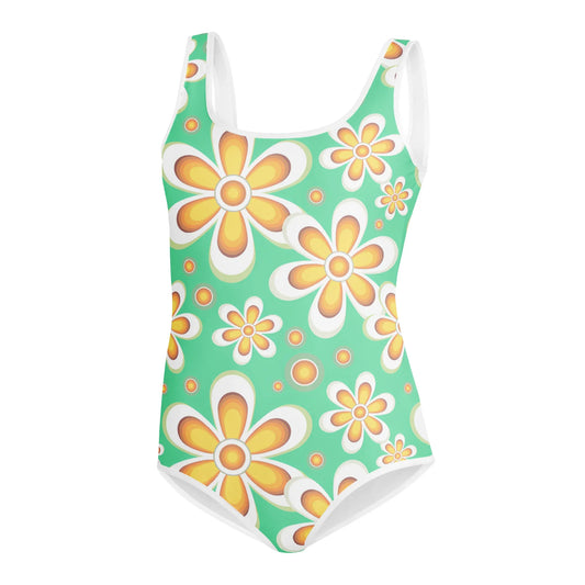 All-Over Print Youth Swimsuit - AwRans Clothing