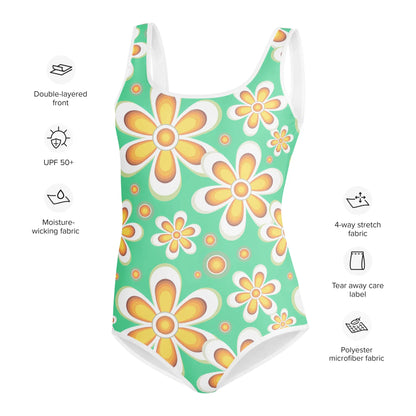 All-Over Print Youth Swimsuit - AwRans Clothing