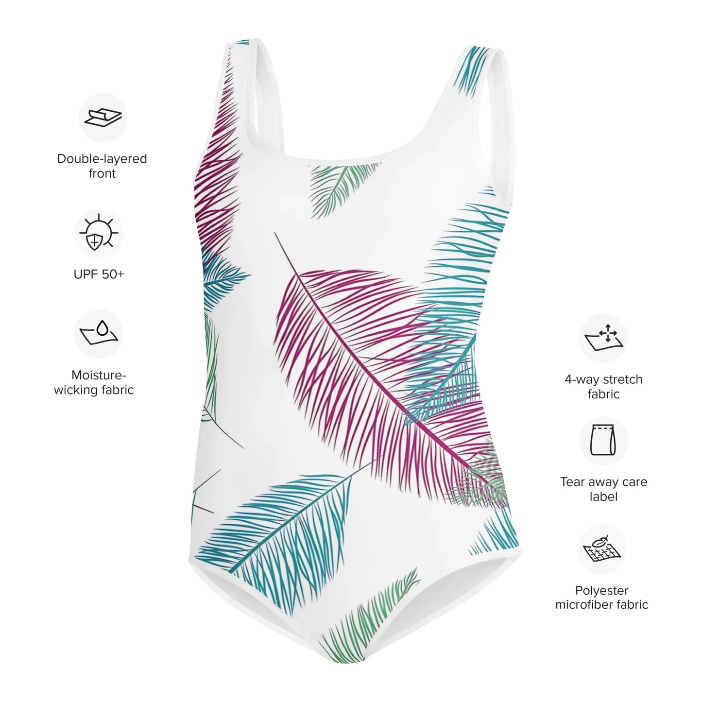 All-Over Print Youth Swimsuit - AwRans Clothing