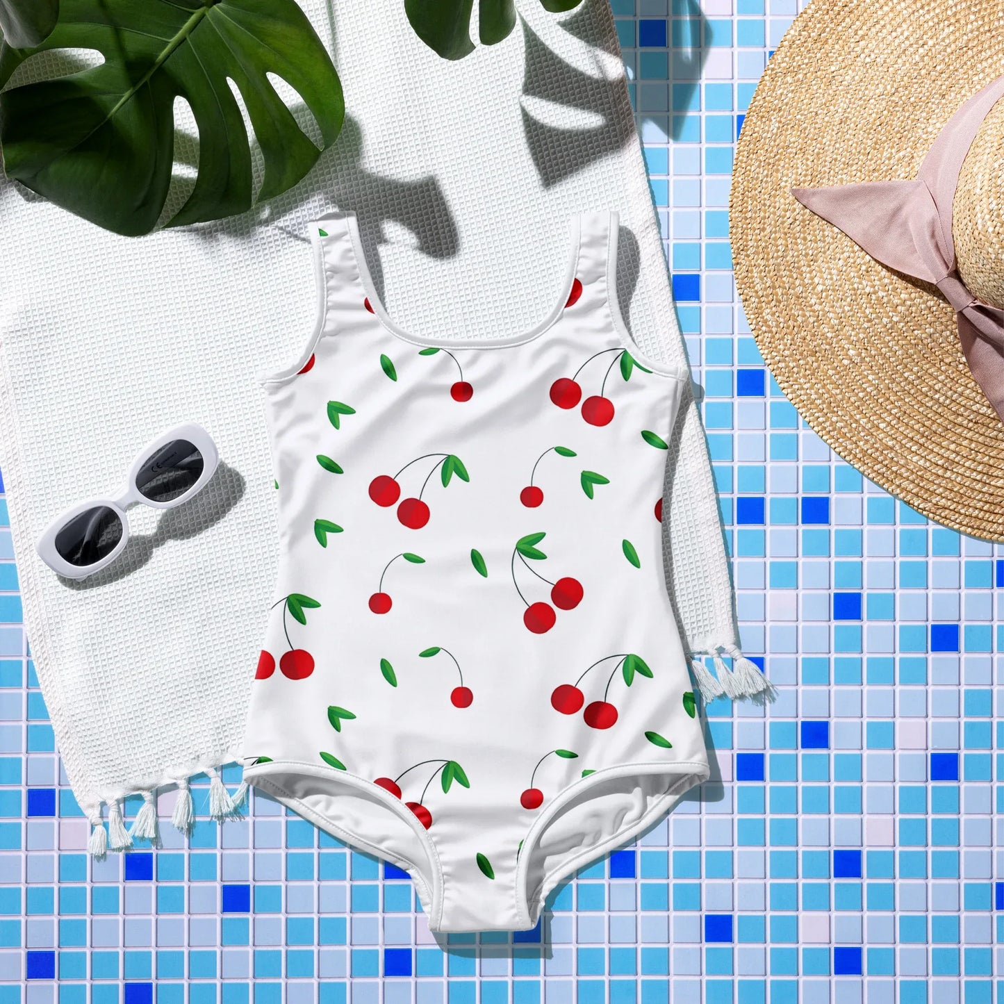 All-Over Print Youth Swimsuit - AwRans Clothing