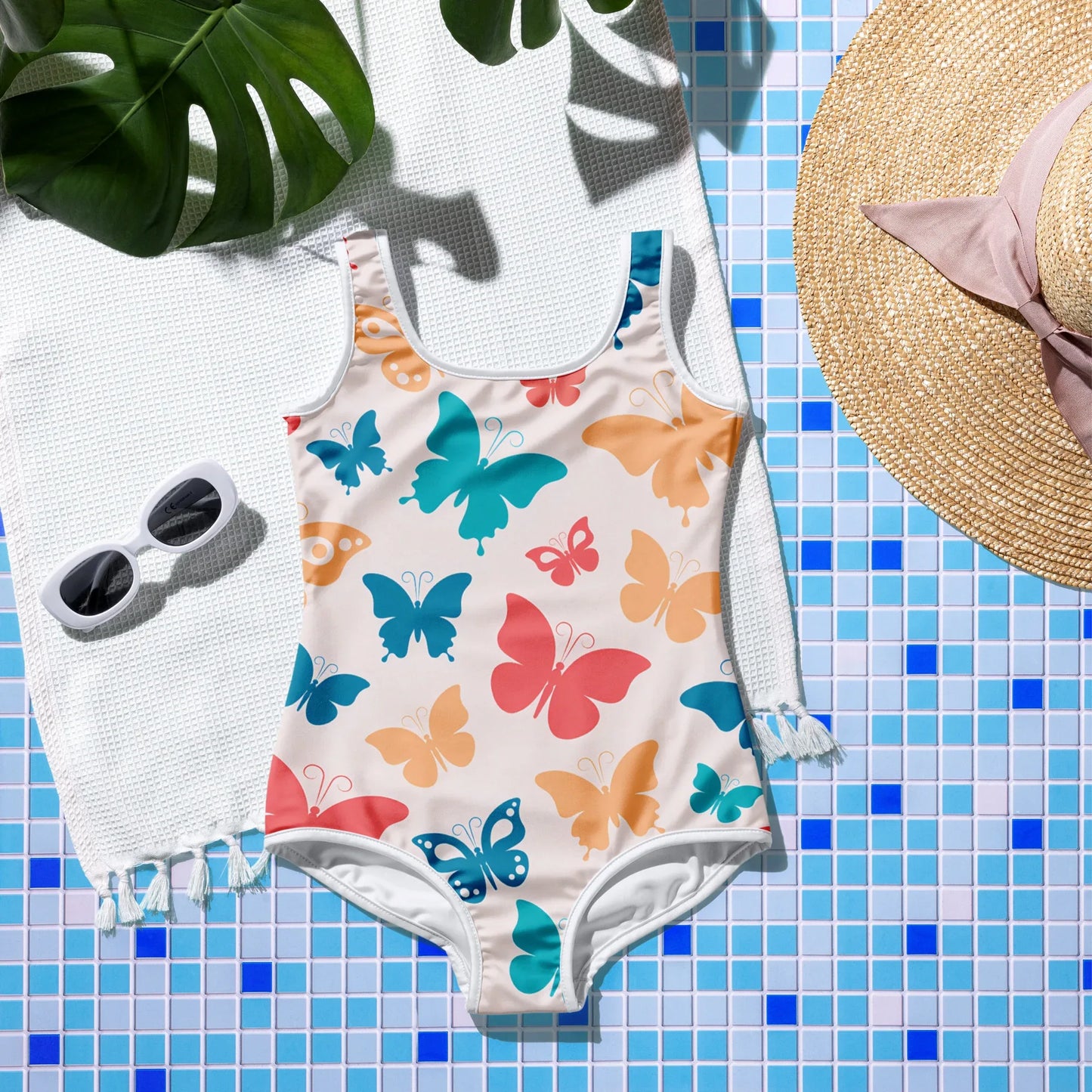 All-Over Print Youth Swimsuit - AwRans Clothing