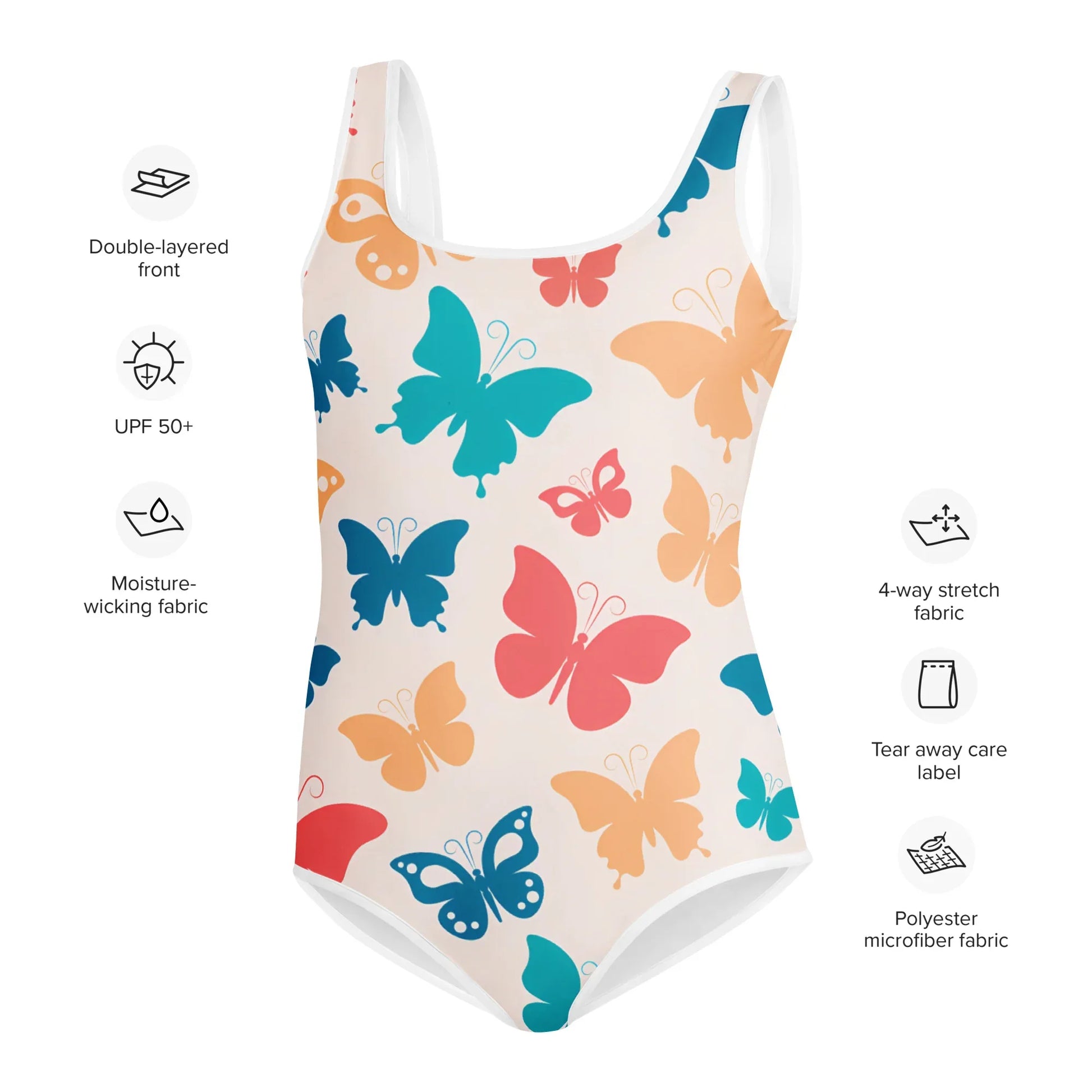 All-Over Print Youth Swimsuit - AwRans Clothing