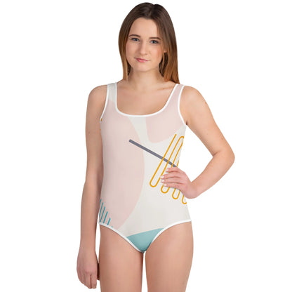 All-Over Print Youth Swimsuit - AwRans Clothing