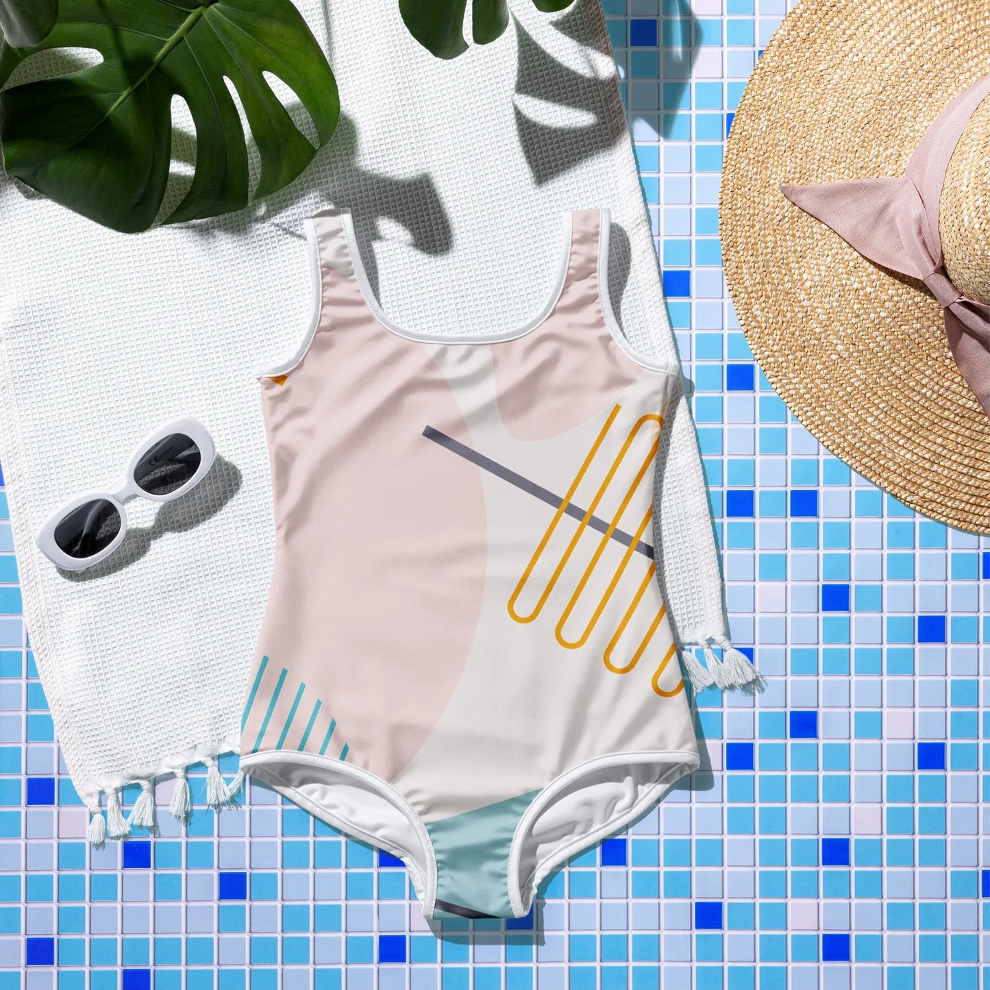 All-Over Print Youth Swimsuit - AwRans Clothing