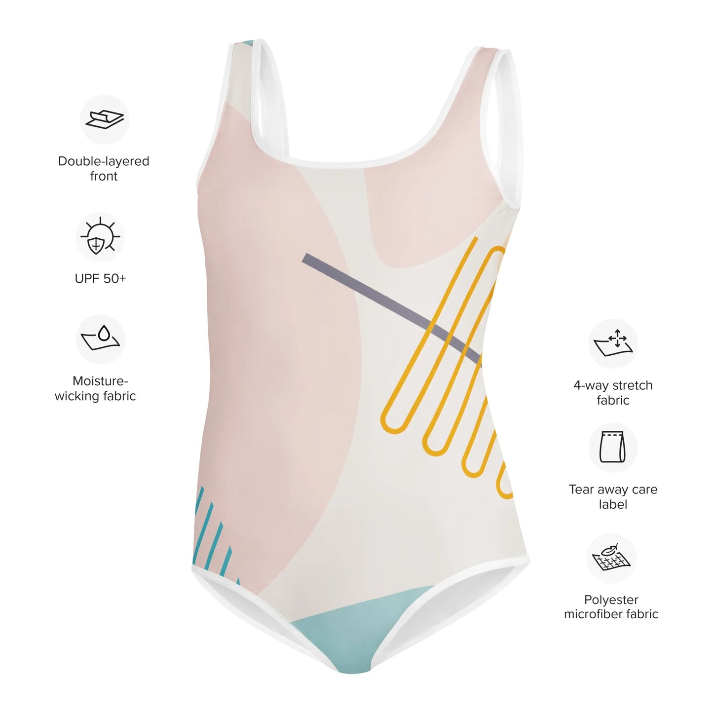 All-Over Print Youth Swimsuit - AwRans Clothing