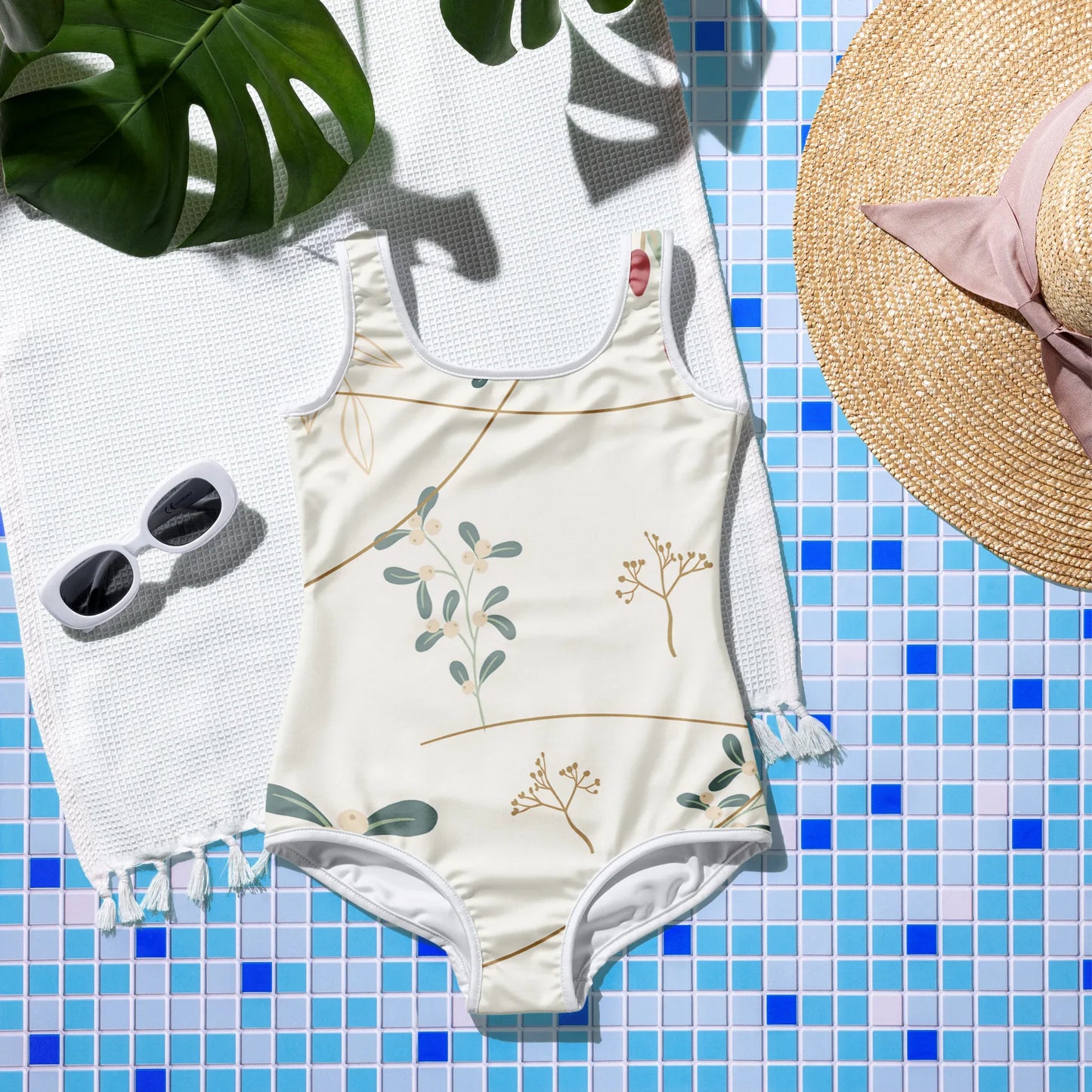 All-Over Print Youth Swimsuit - AwRans Clothing