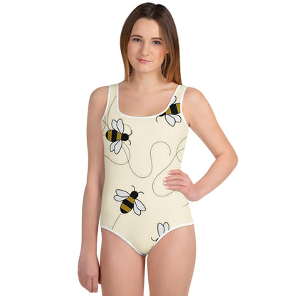 All-Over Print Youth Swimsuit - AwRans Clothing