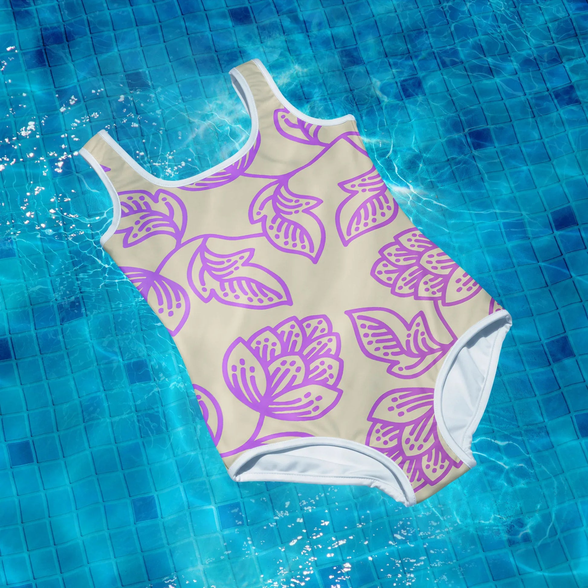 All-Over Print Youth Swimsuit - AwRans Clothing