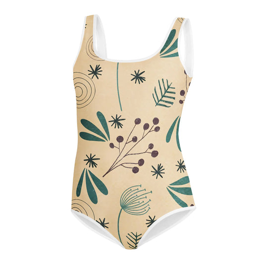 All-Over Print Youth Swimsuit - AwRans Clothing