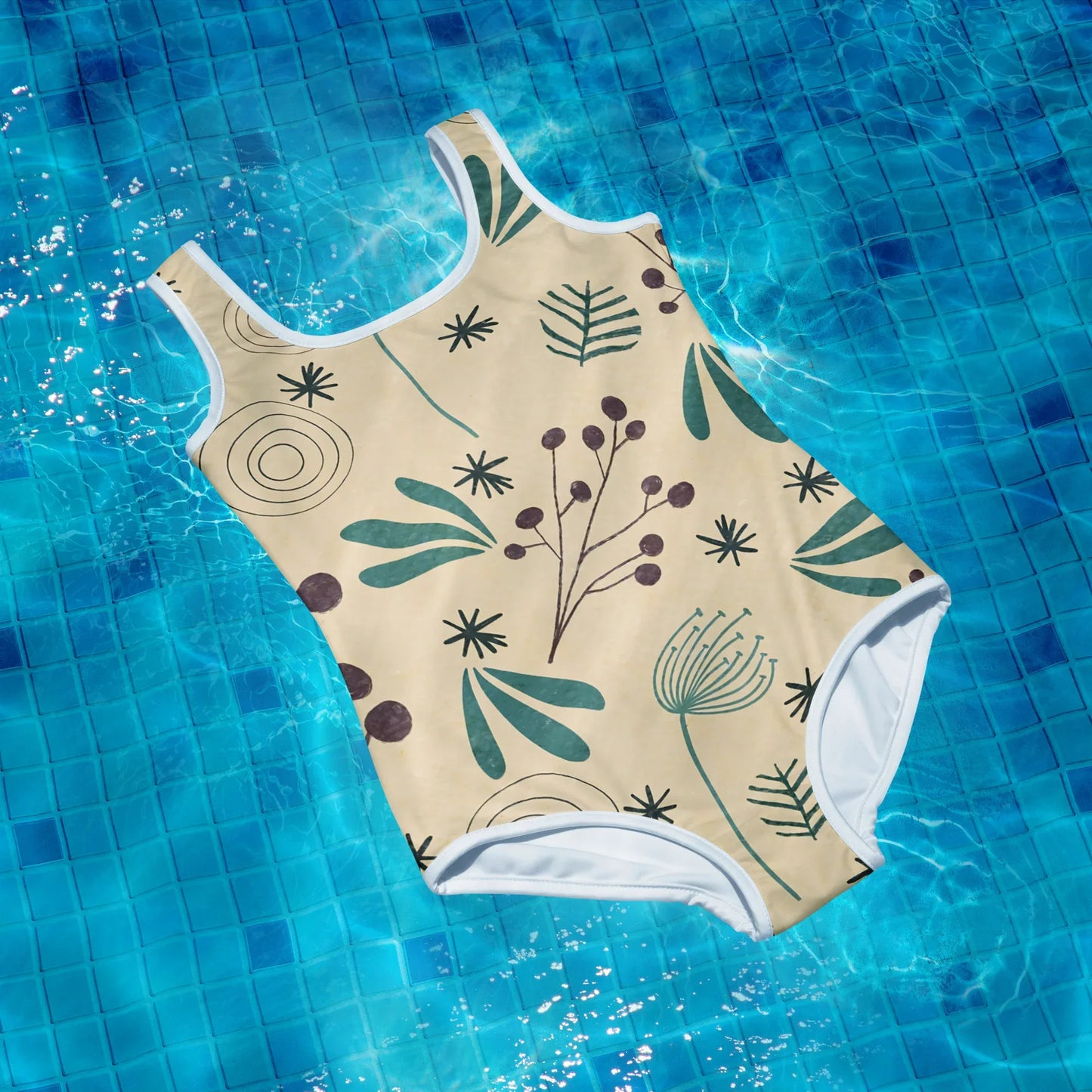 All-Over Print Youth Swimsuit - AwRans Clothing