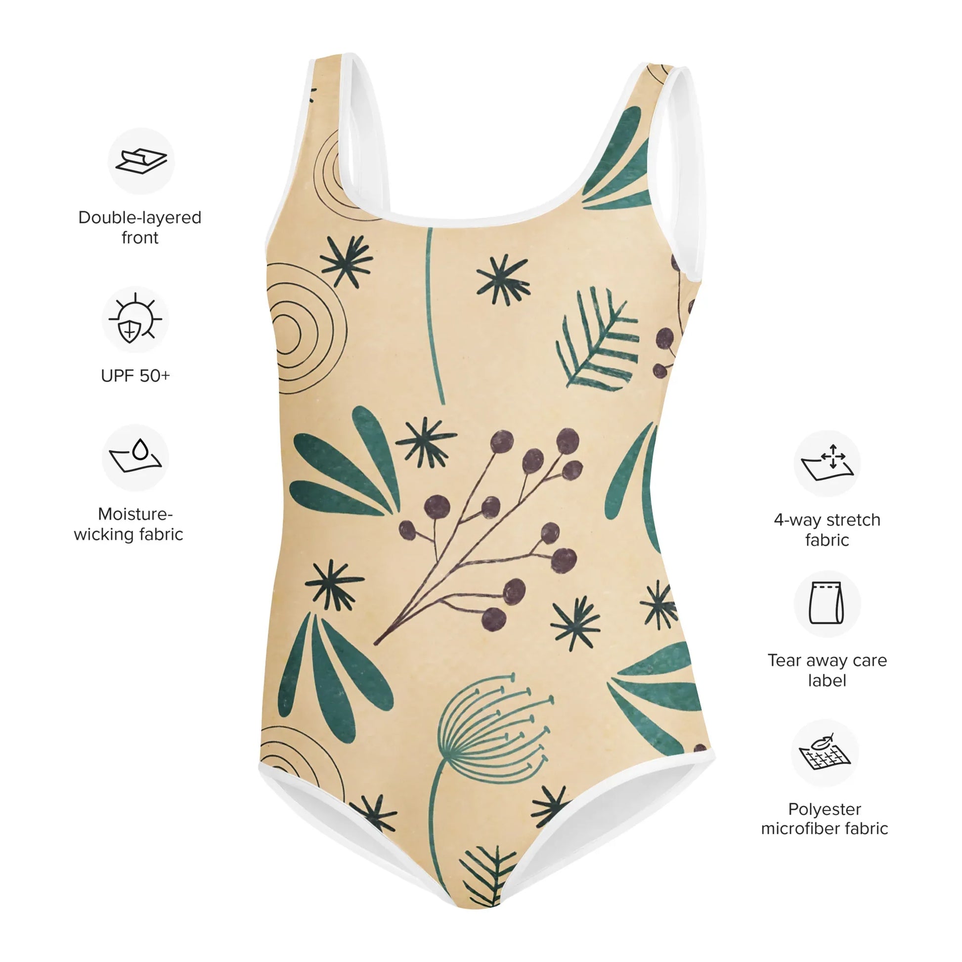 All-Over Print Youth Swimsuit - AwRans Clothing