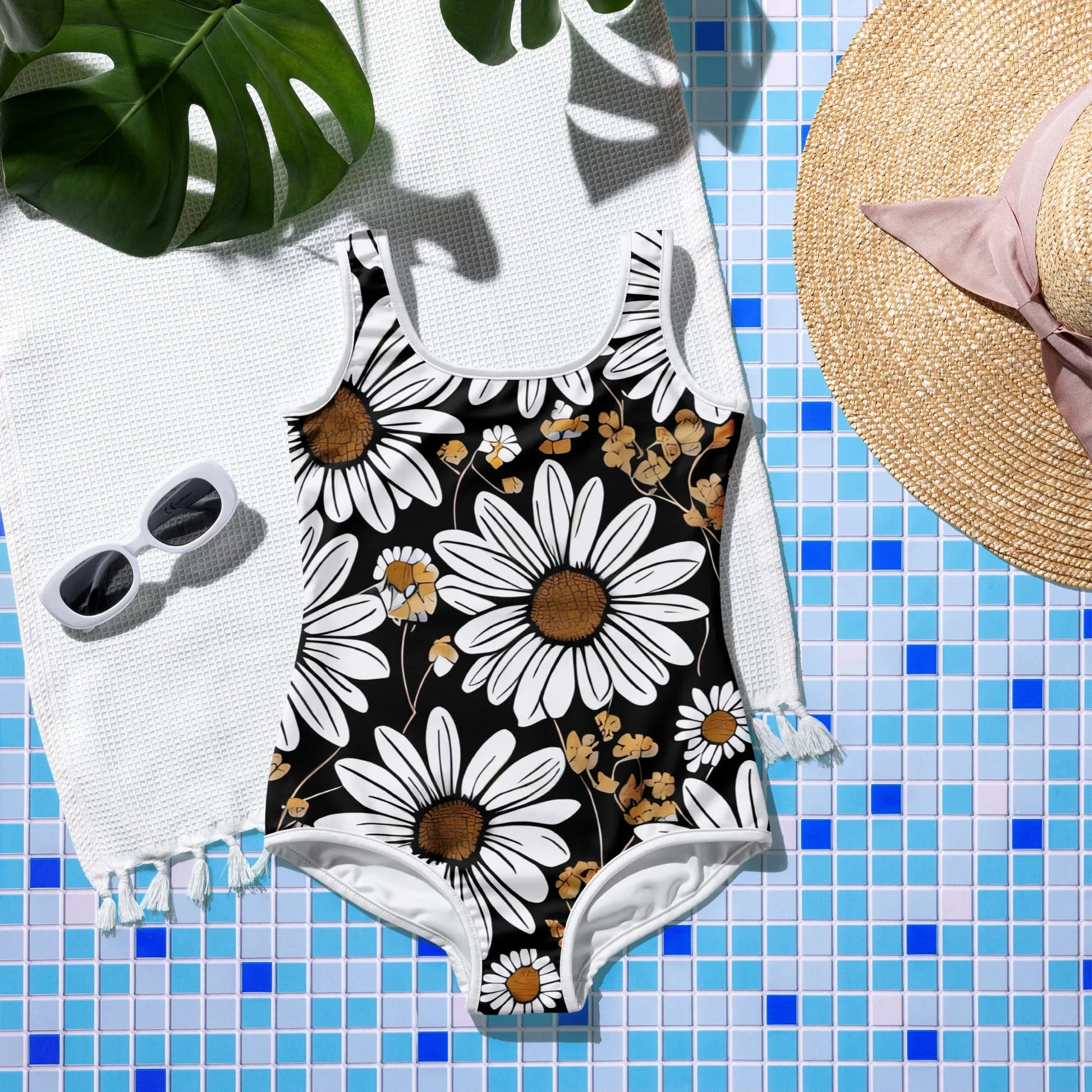 All-Over Print Youth Swimsuit - AwRans Clothing