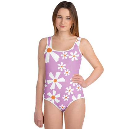 All-Over Print Youth Swimsuit - AwRans Clothing