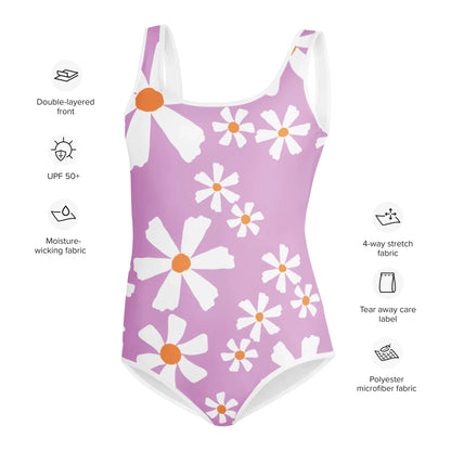 All-Over Print Youth Swimsuit - AwRans Clothing