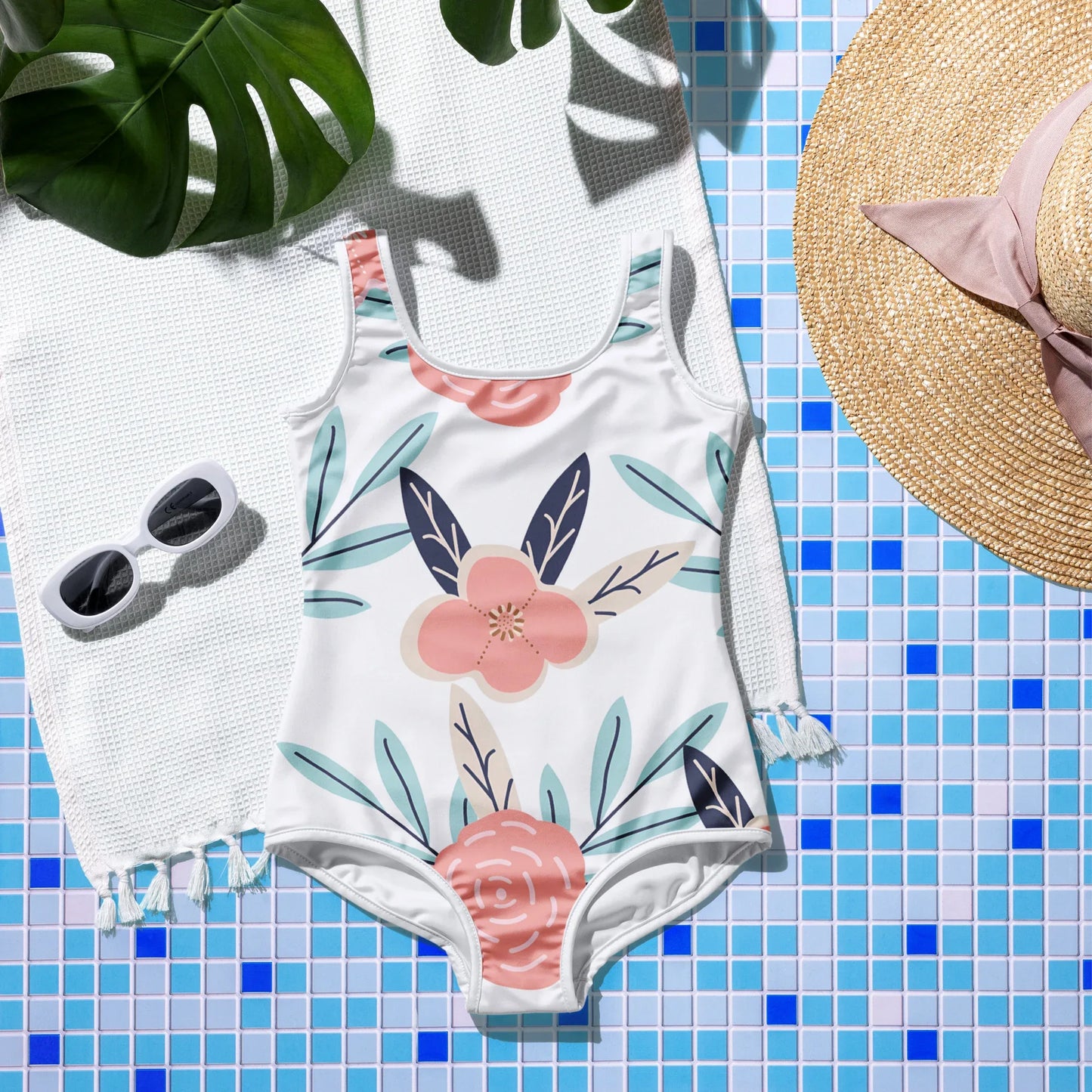 All-Over Print Youth Swimsuit - AwRans Clothing