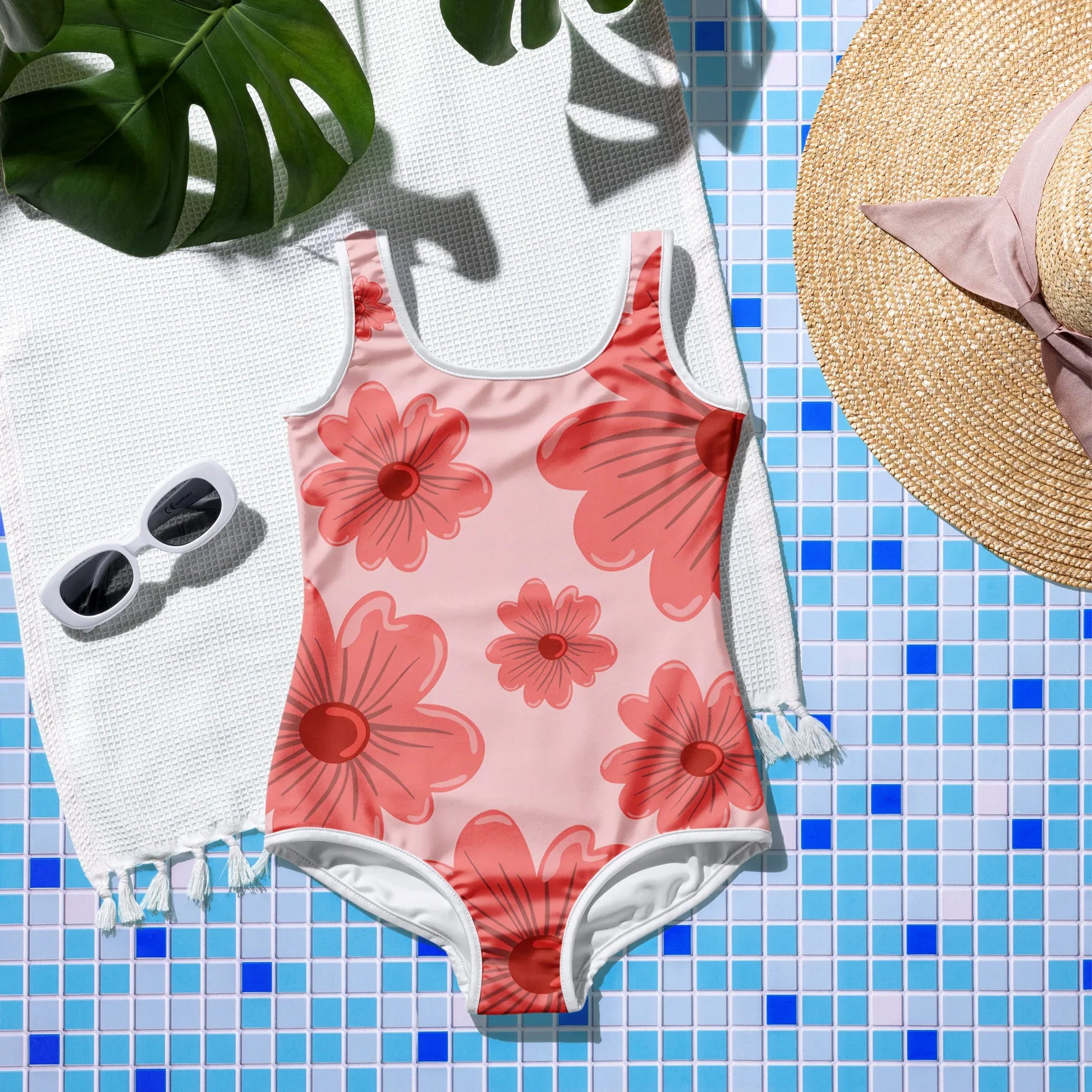 All-Over Print Youth Swimsuit - AwRans Clothing