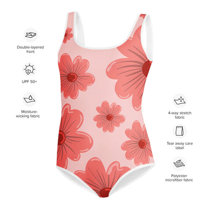 All-Over Print Youth Swimsuit - AwRans Clothing