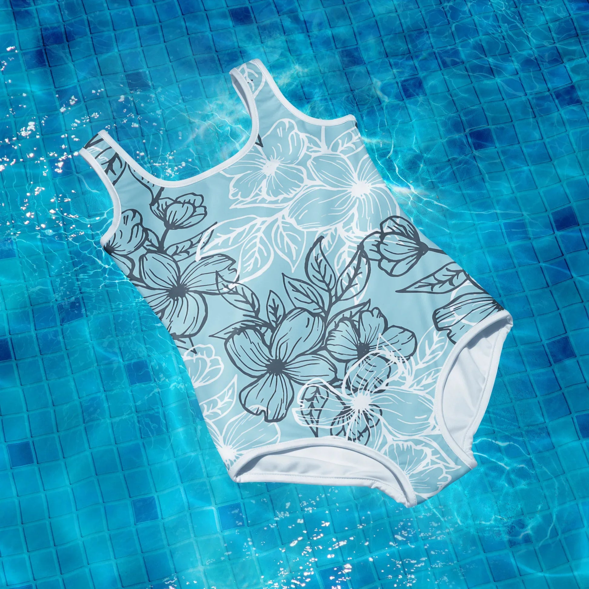 All-Over Print Youth Swimsuit - AwRans Clothing