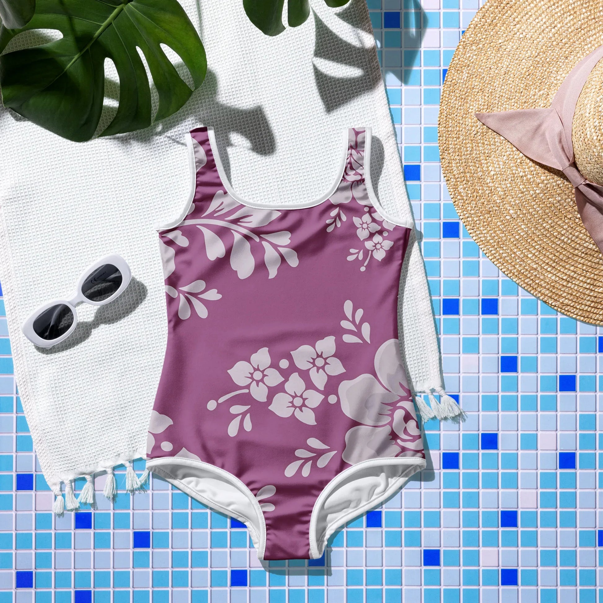 All-Over Print Youth Swimsuit - AwRans Clothing