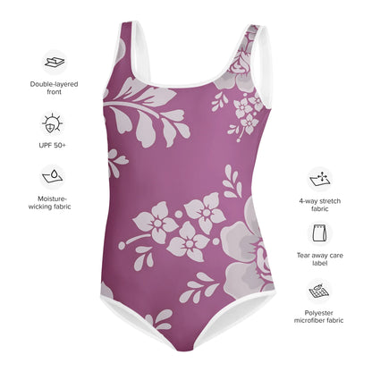 All-Over Print Youth Swimsuit - AwRans Clothing