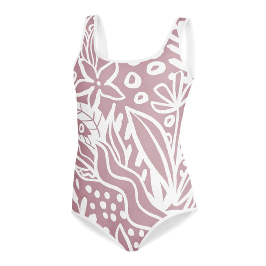 All-Over Print Youth Swimsuit - AwRans Clothing