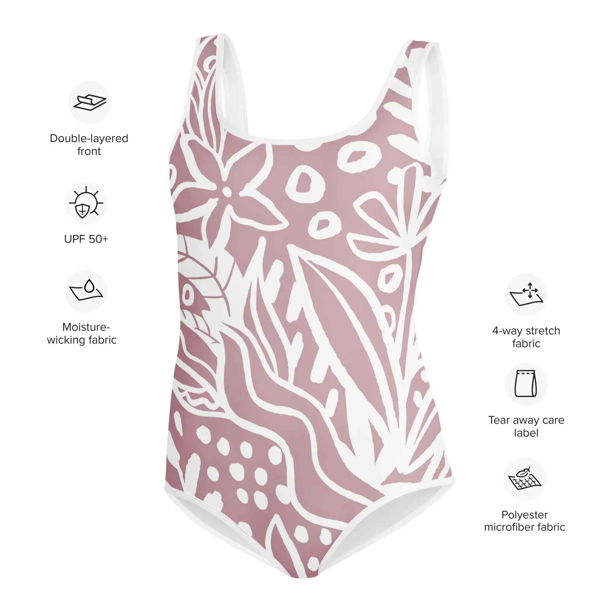 All-Over Print Youth Swimsuit - AwRans Clothing