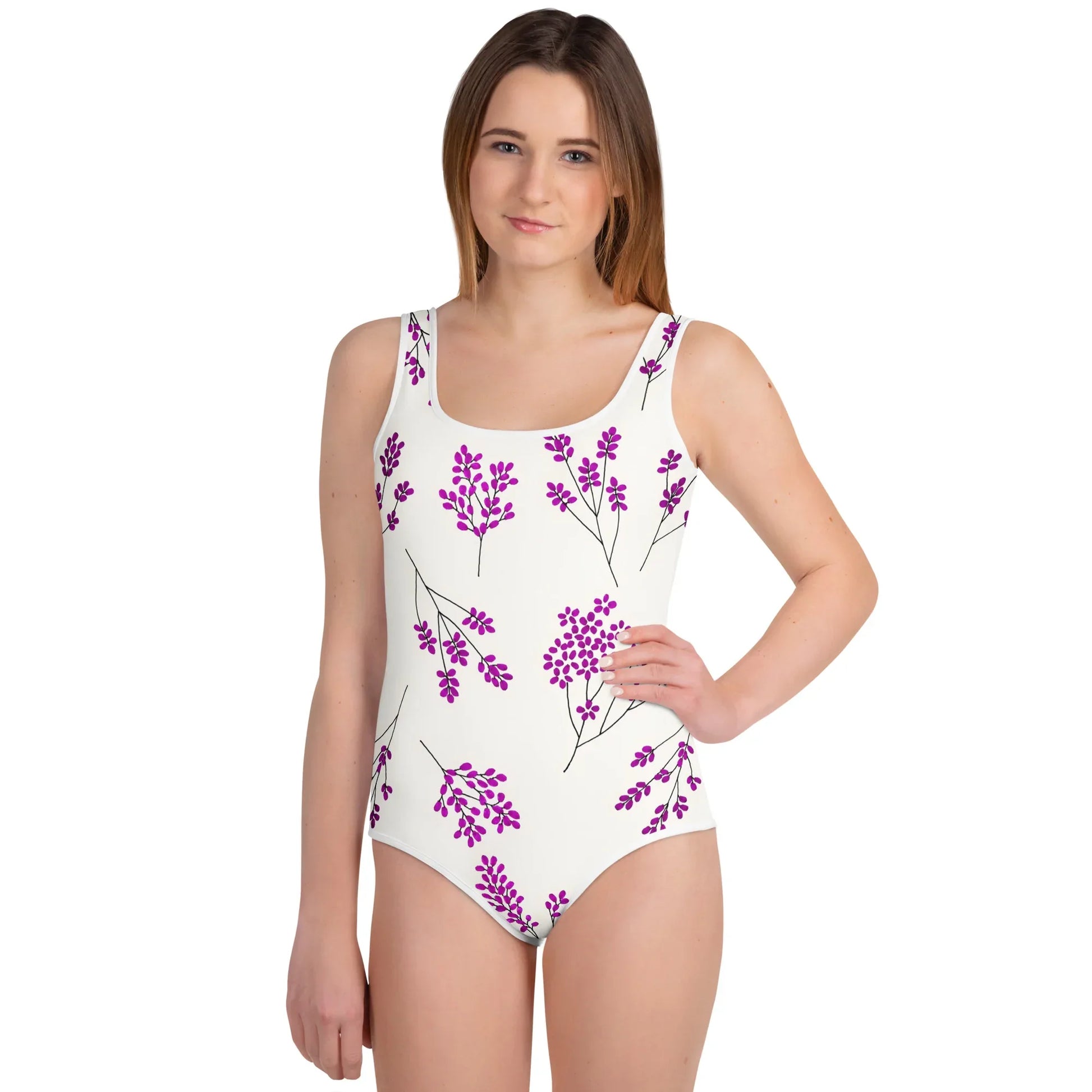 All-Over Print Youth Swimsuit - AwRans Clothing