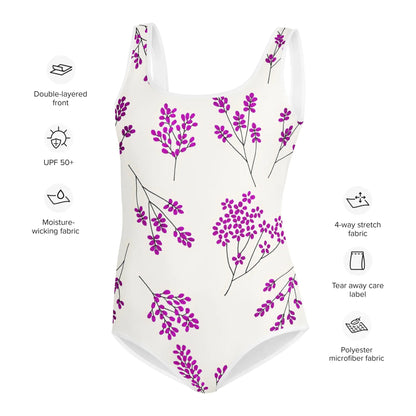 All-Over Print Youth Swimsuit - AwRans Clothing
