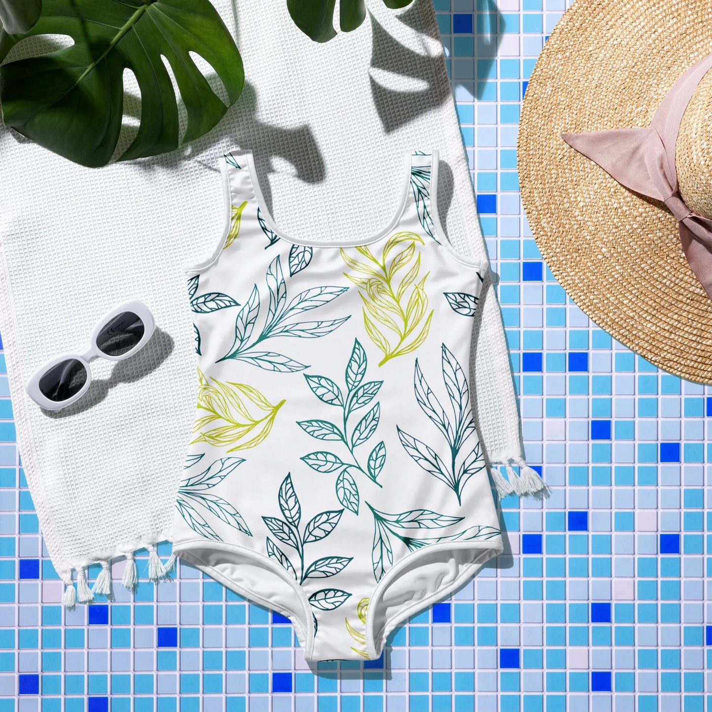 All-Over Print Youth Swimsuit - AwRans Clothing