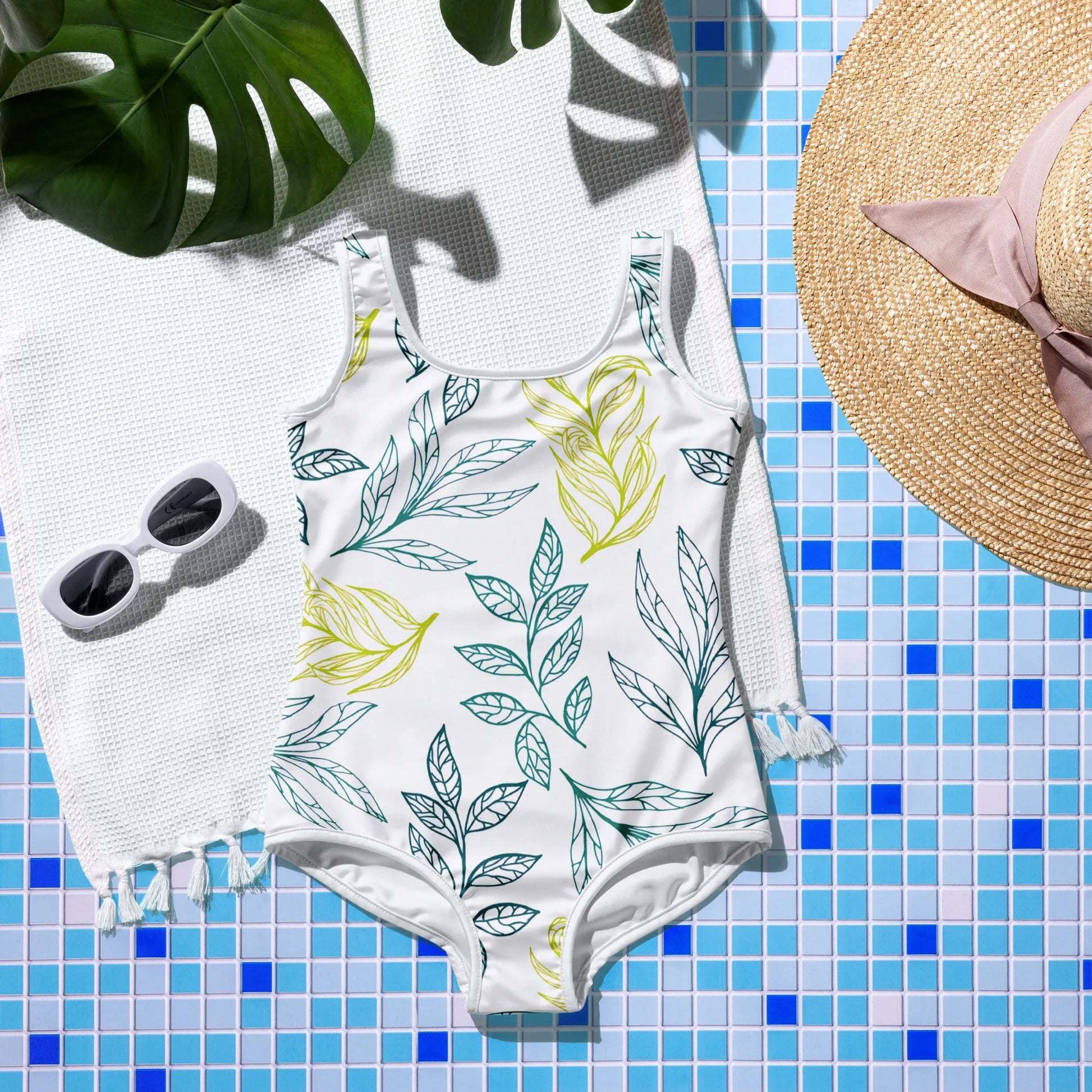 All-Over Print Youth Swimsuit - AwRans Clothing