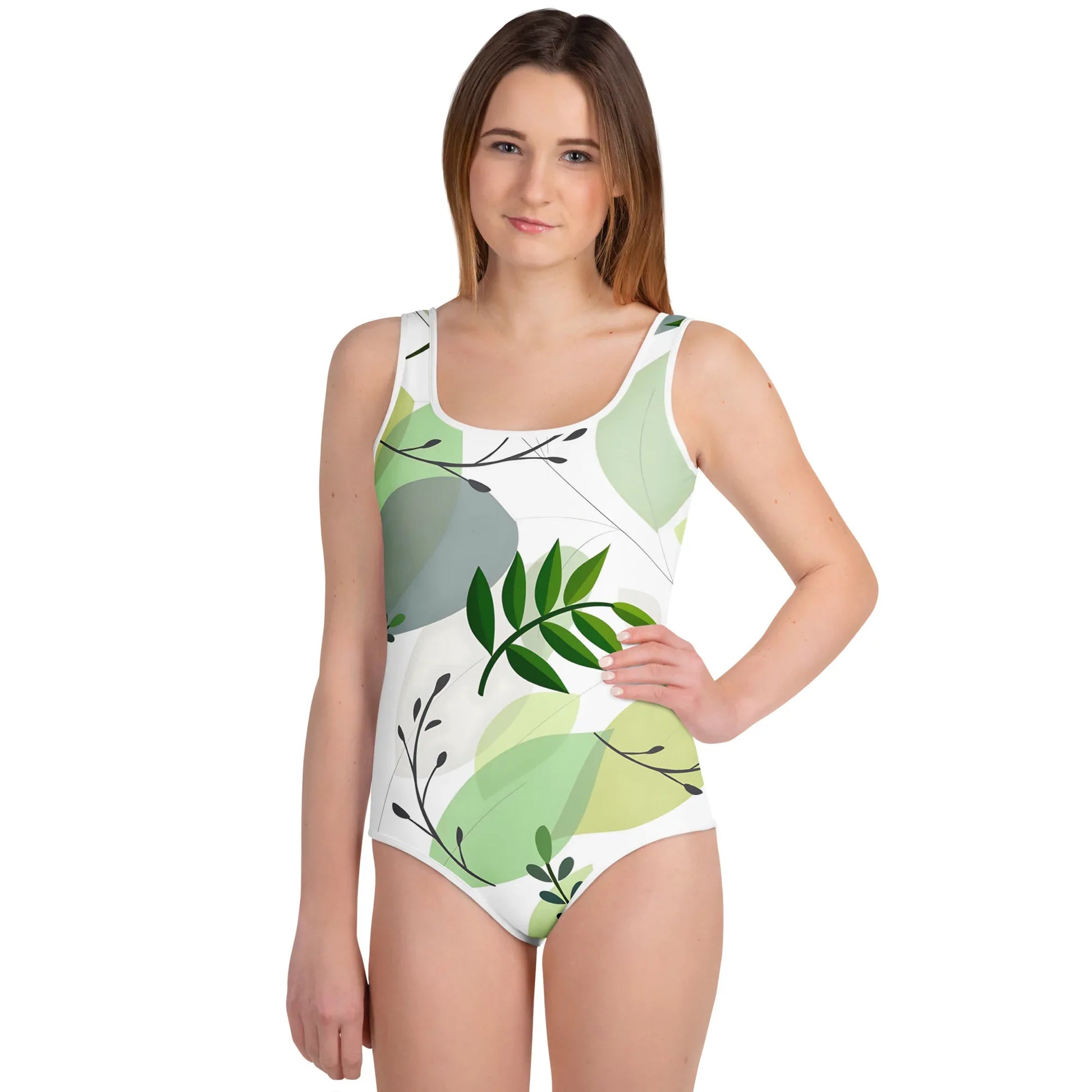 All-Over Print Youth Swimsuit - AwRans Clothing