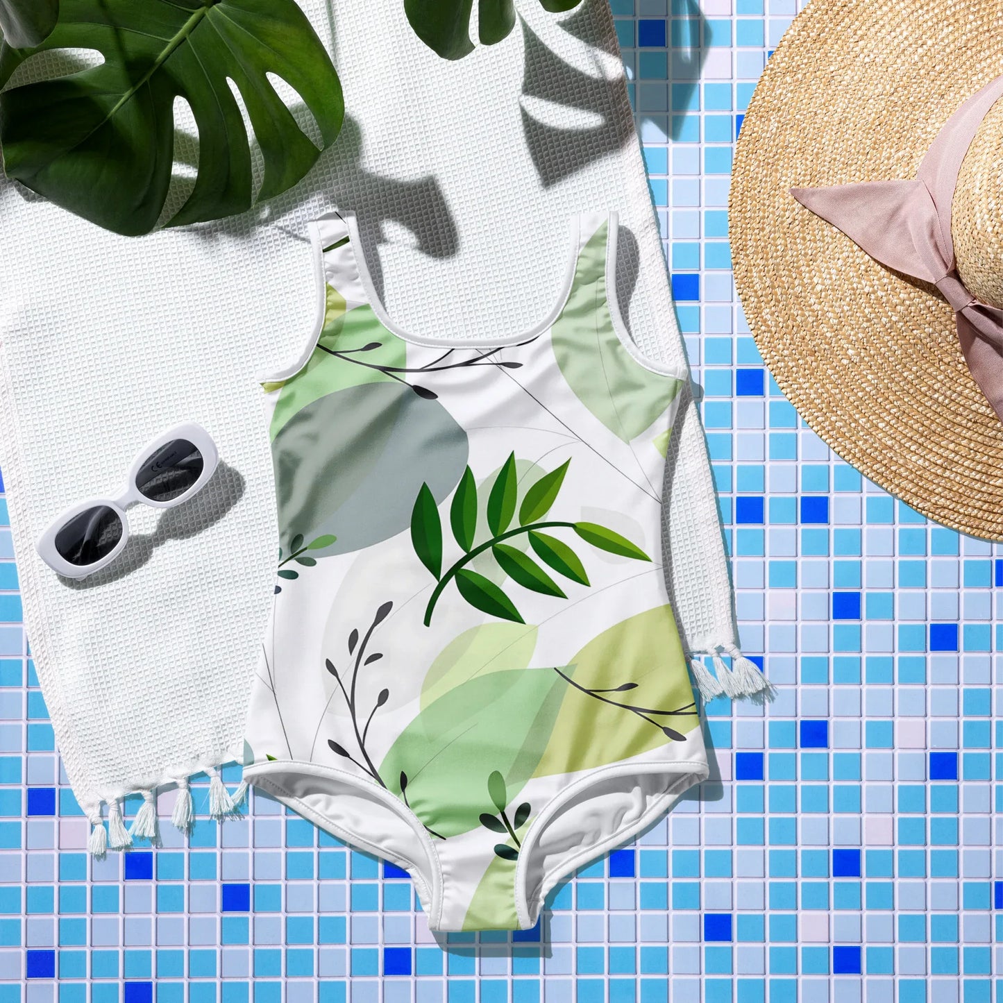 All-Over Print Youth Swimsuit - AwRans Clothing