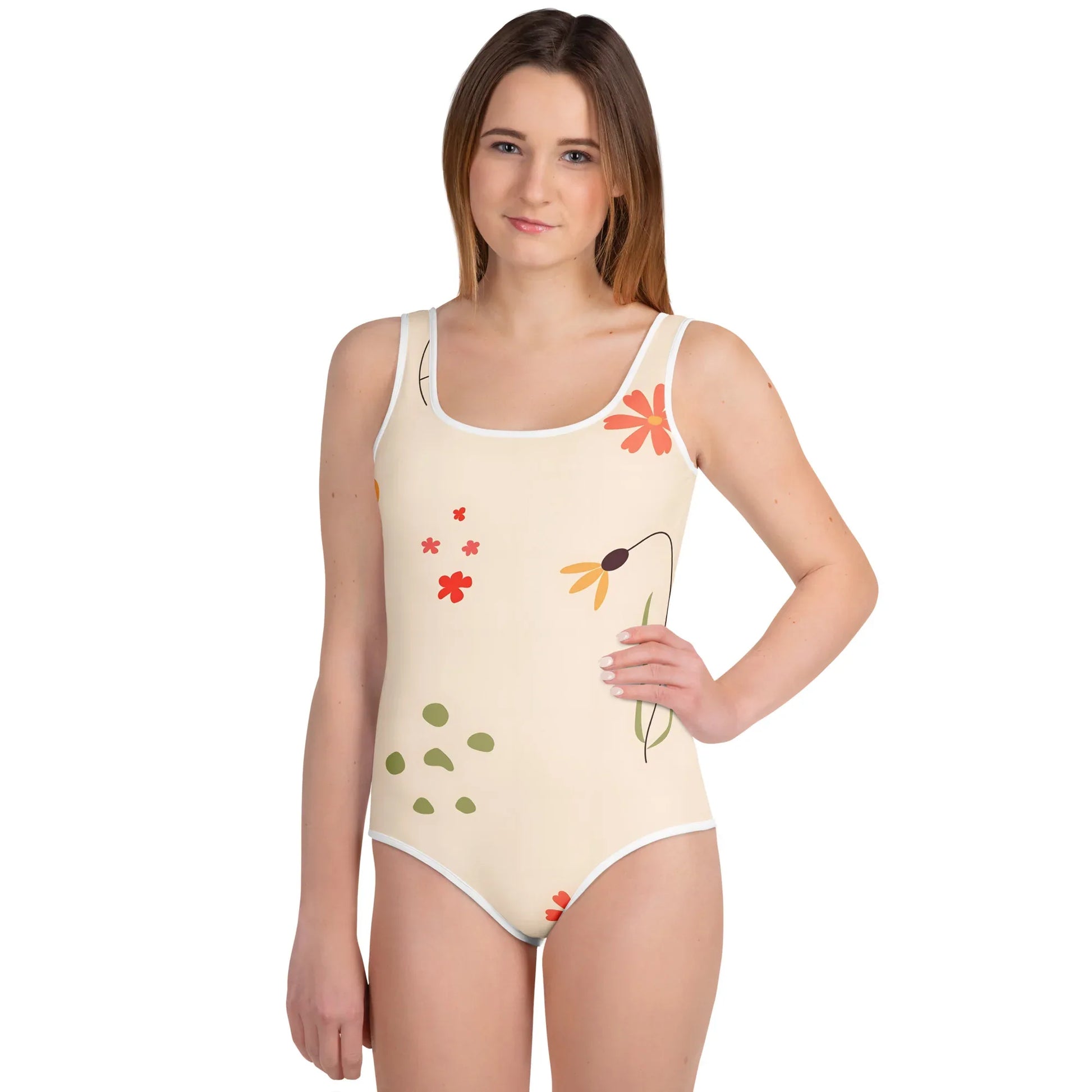 All-Over Print Youth Swimsuit - AwRans Clothing