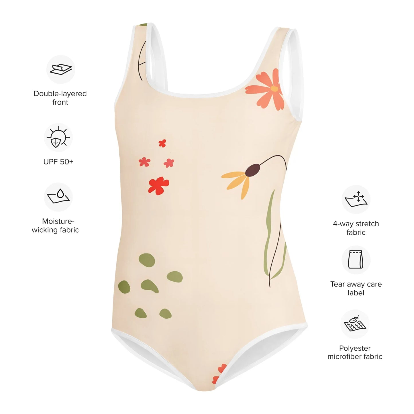 All-Over Print Youth Swimsuit - AwRans Clothing