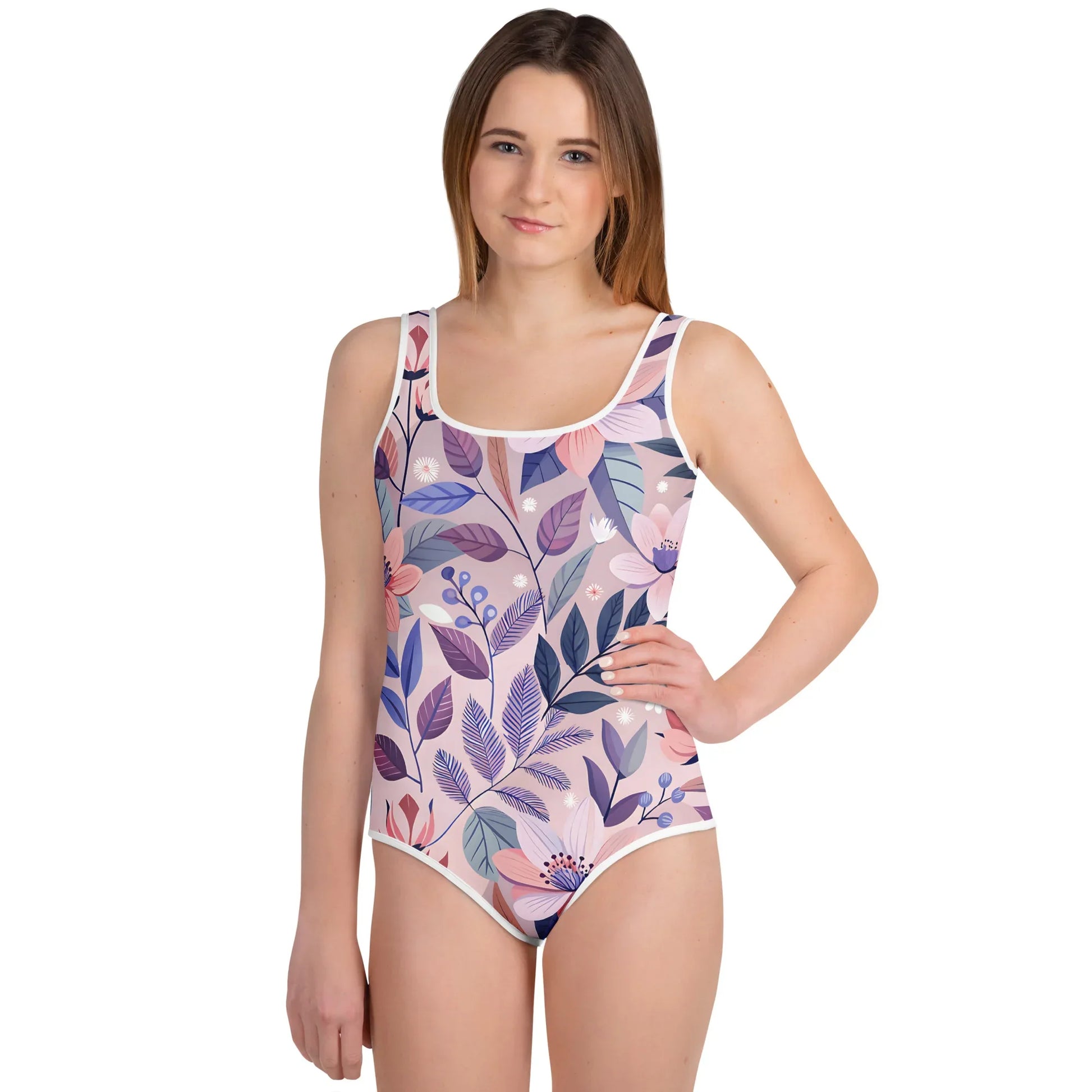 All-Over Print Youth Swimsuit - AwRans Clothing