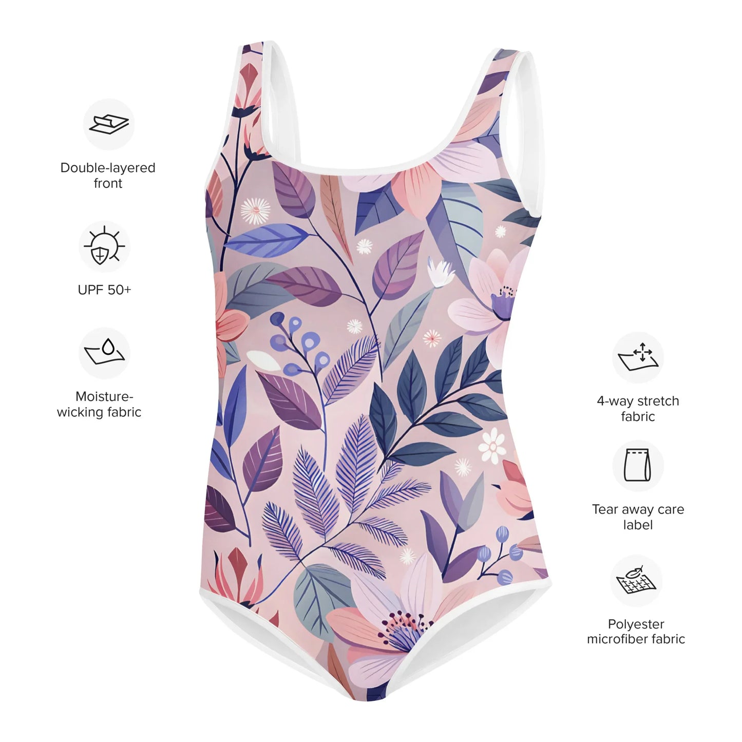All-Over Print Youth Swimsuit - AwRans Clothing