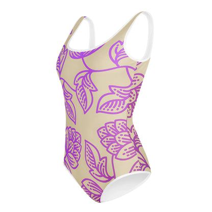 All-Over Print Youth Swimsuit - AwRans Clothing