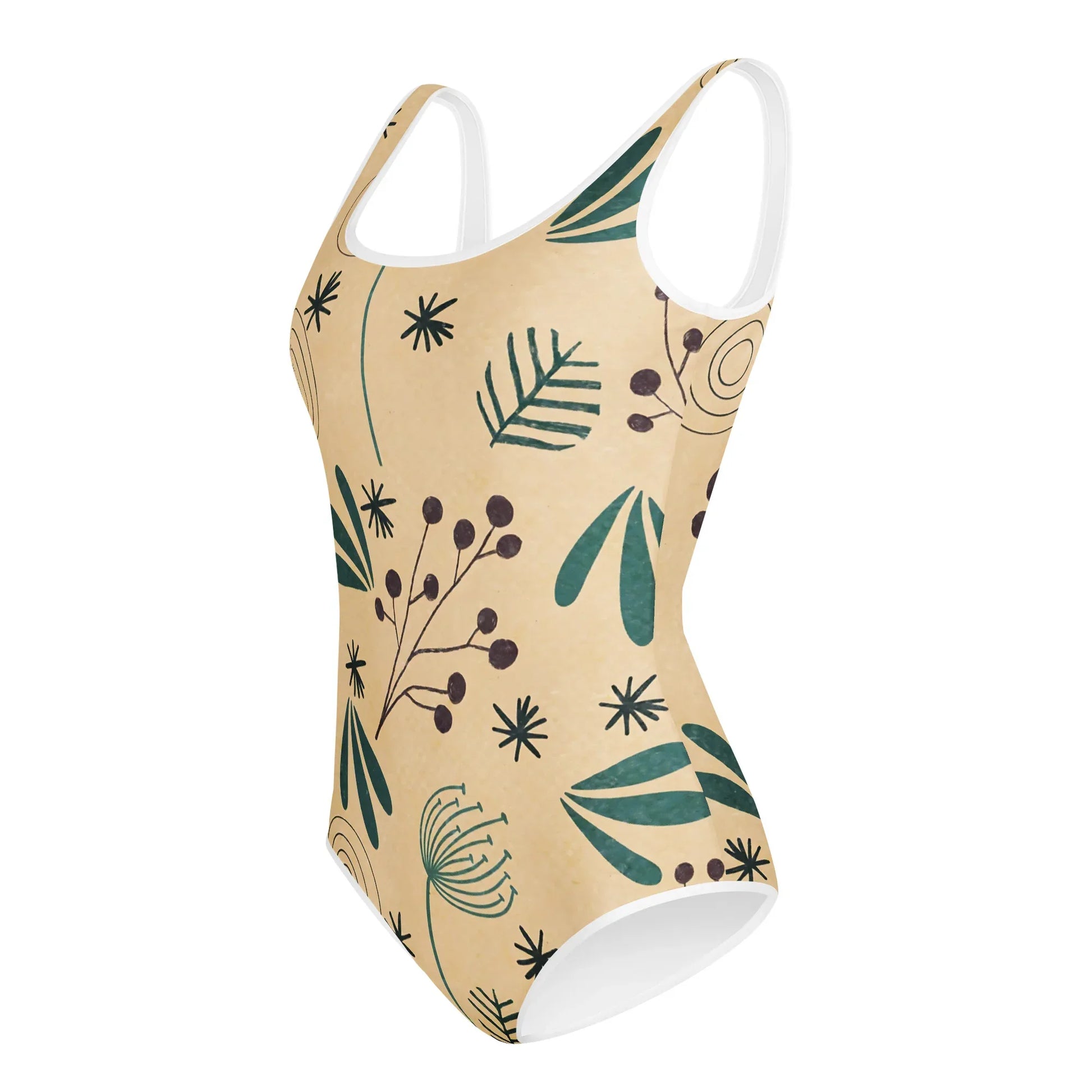All-Over Print Youth Swimsuit - AwRans Clothing