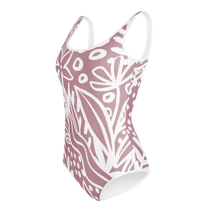All-Over Print Youth Swimsuit - AwRans Clothing