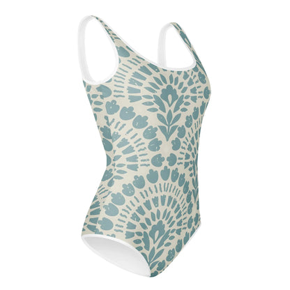All-Over Print Youth Swimsuit - AwRans Clothing