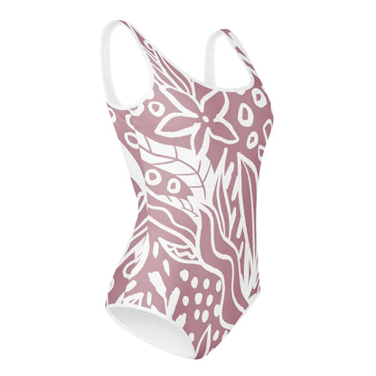 All-Over Print Youth Swimsuit - AwRans Clothing