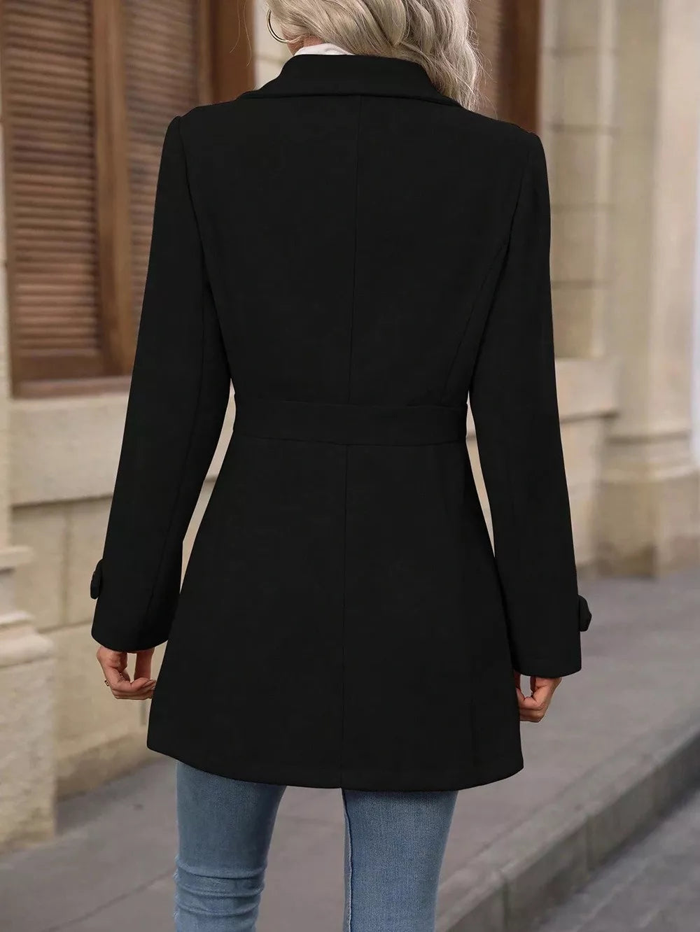 Classic Elegant Button-Front Coat Overcoats AwRans Premium b3cfc225-4ba8-4a68-9e3c-08db10ec11bd-Max-Origin
