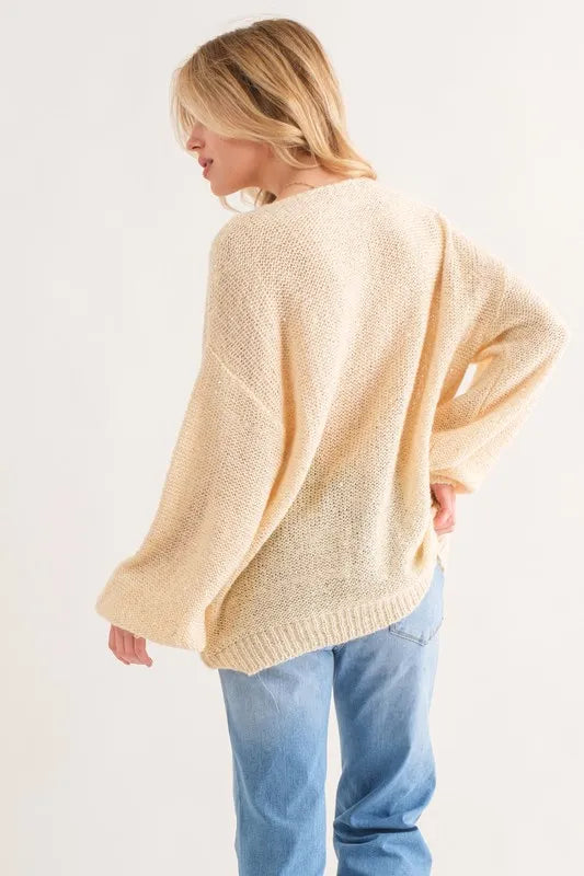 Glamorous Champagne Sequined Lightweight Knit Pullover Sweaters AwRans Premium b55d093152174e4a897d50c3418713b1-Max-Origin