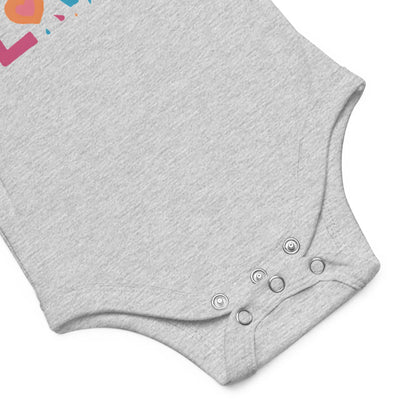 Little Heart Endless Love | Baby Short Sleeve One Piece - AwRans Clothing