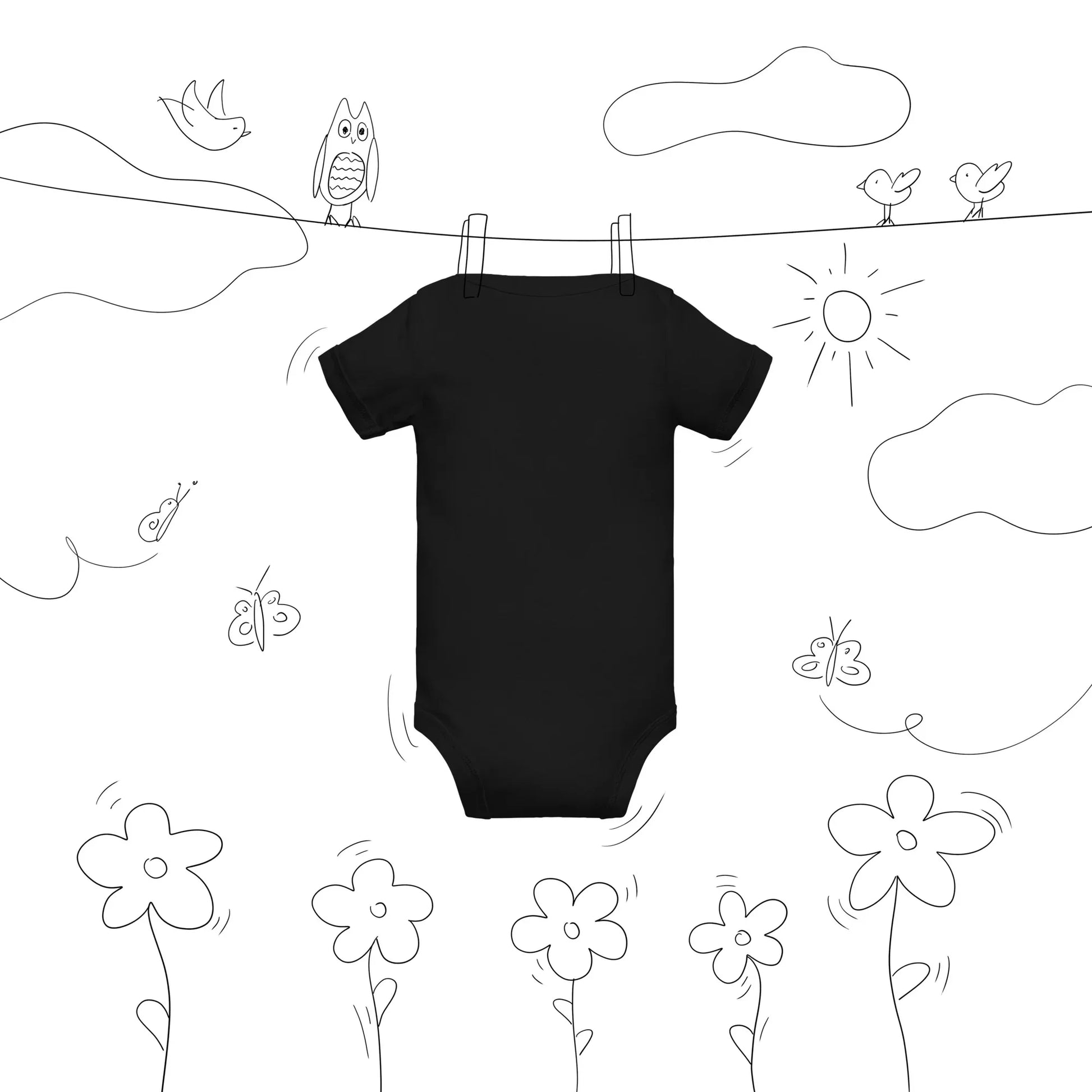 AwRans | Baby Short Sleeve One Piece - AwRans Clothing