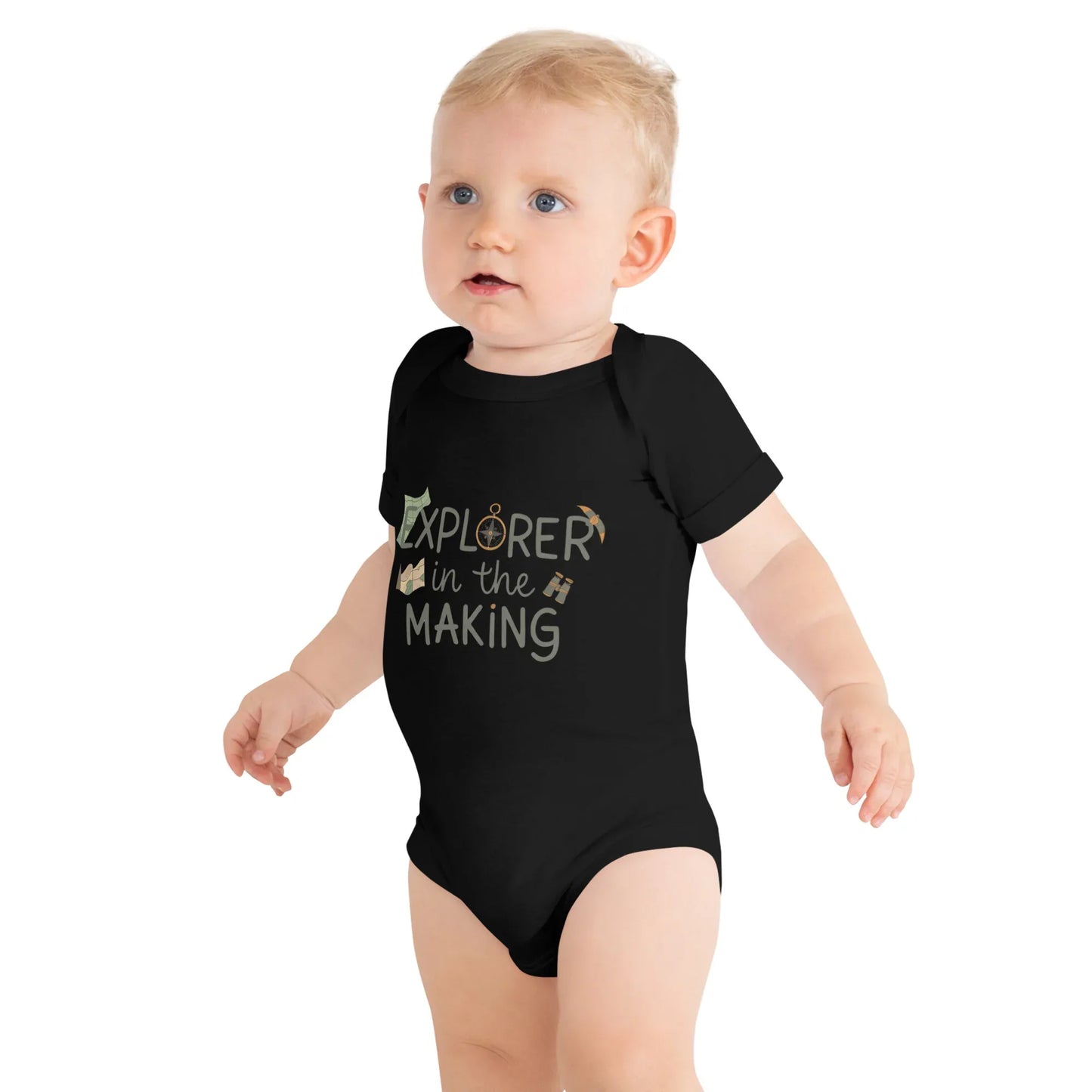 Explorer In The Making | Baby Short Sleeve One Piece - AwRans Clothing