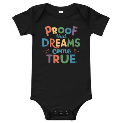 Proof That Dreams Come True | Baby Short Sleeve One Piece - AwRans Clothing