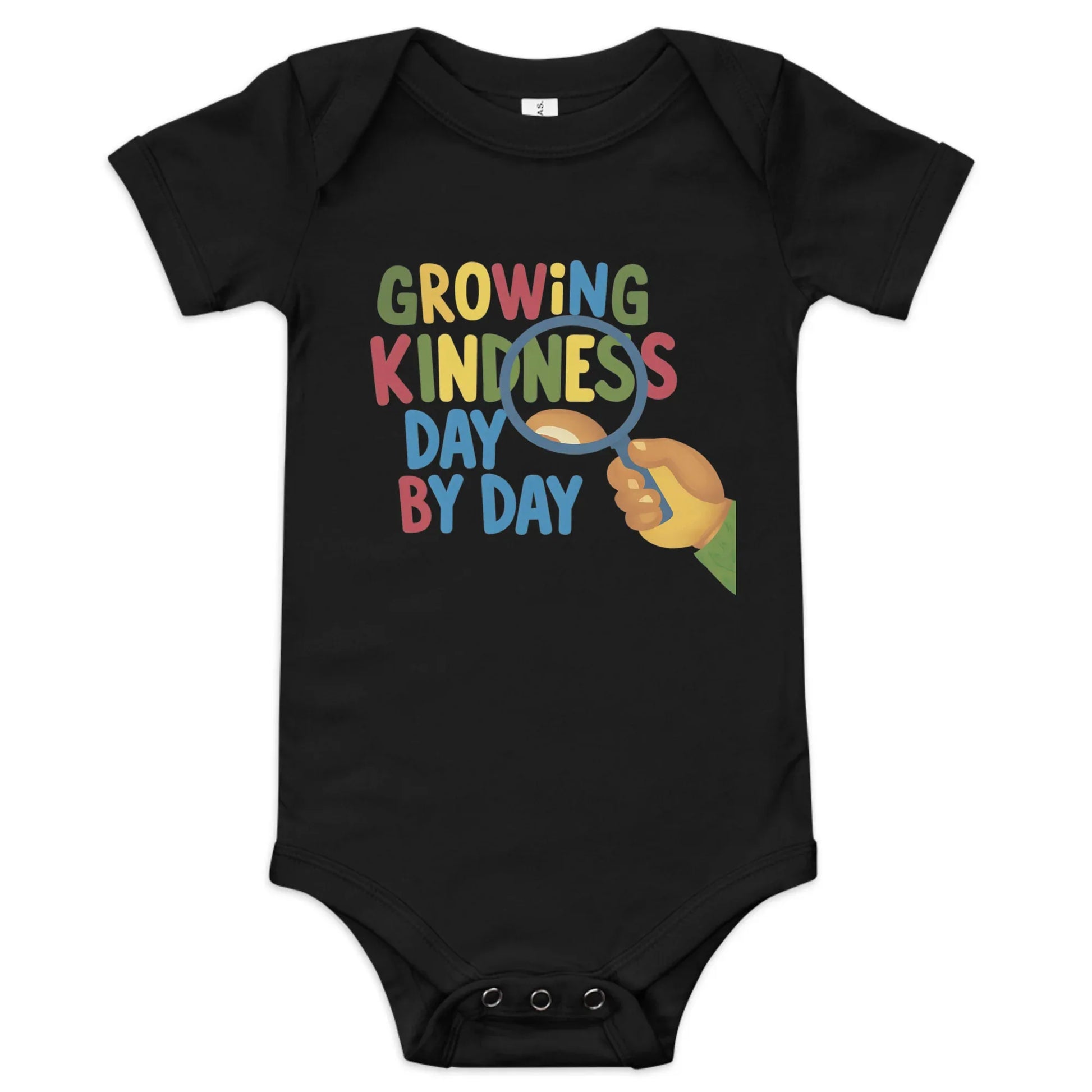 Growing Kindness Day By Day | Baby Short Sleeve One Piece - AwRans Clothing