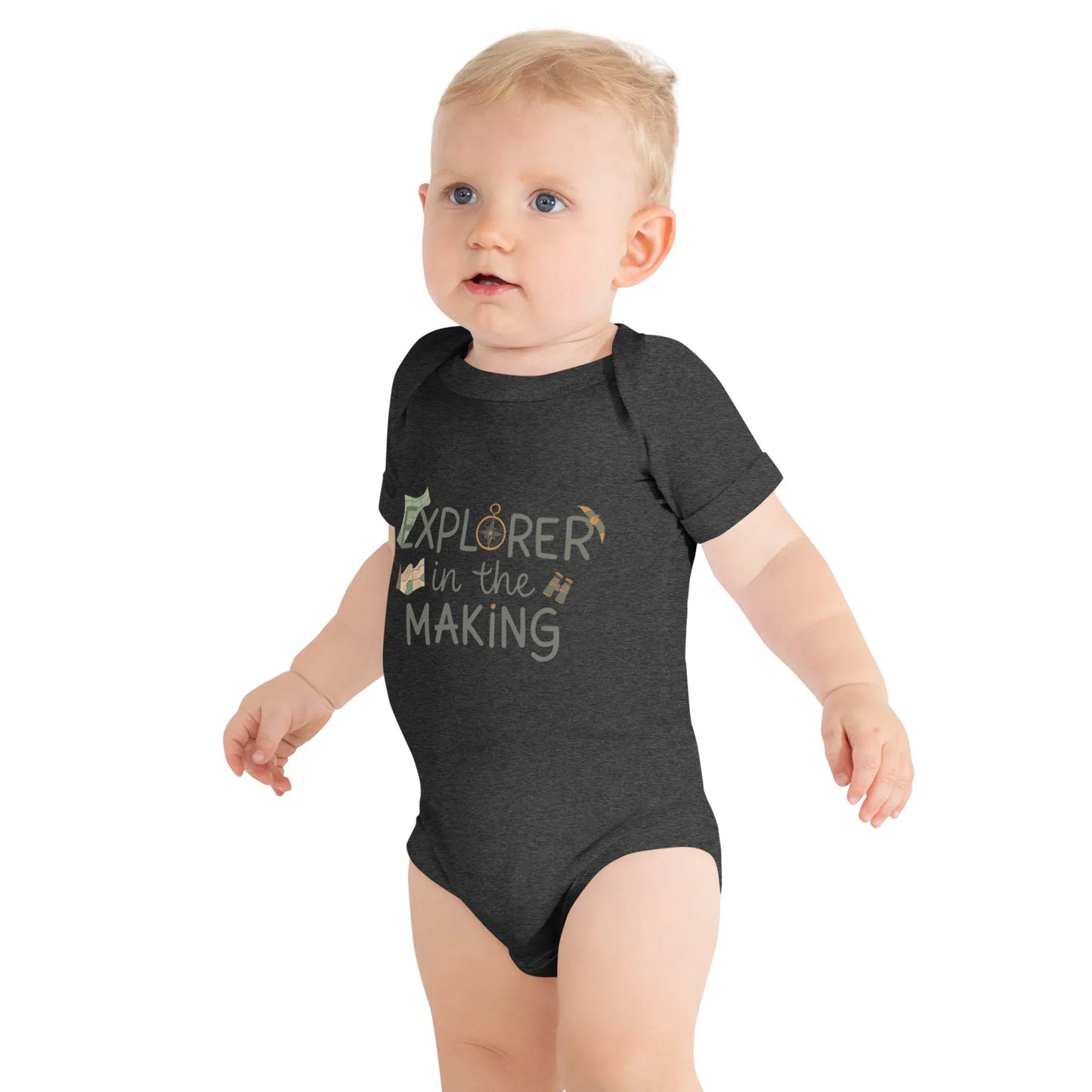 Explorer In The Making | Baby Short Sleeve One Piece - AwRans Clothing