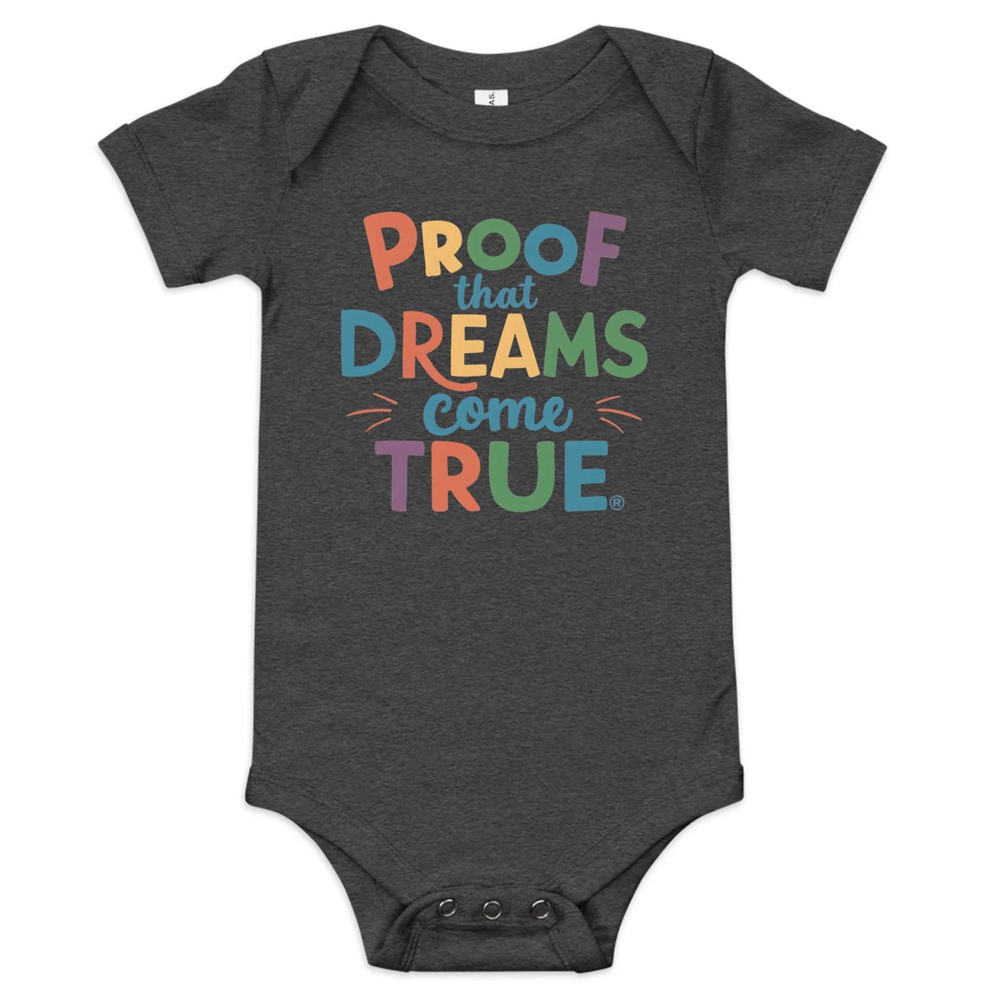 Proof That Dreams Come True | Baby Short Sleeve One Piece - AwRans Clothing